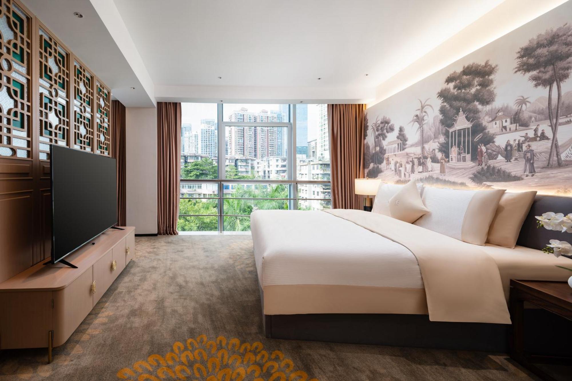 Guangzhou Wogo Yuanbao Hotel-Zhujiang New Town-Free Canton Fair Shuttle Bus & Overseas Buyer Registration Services Exterior photo